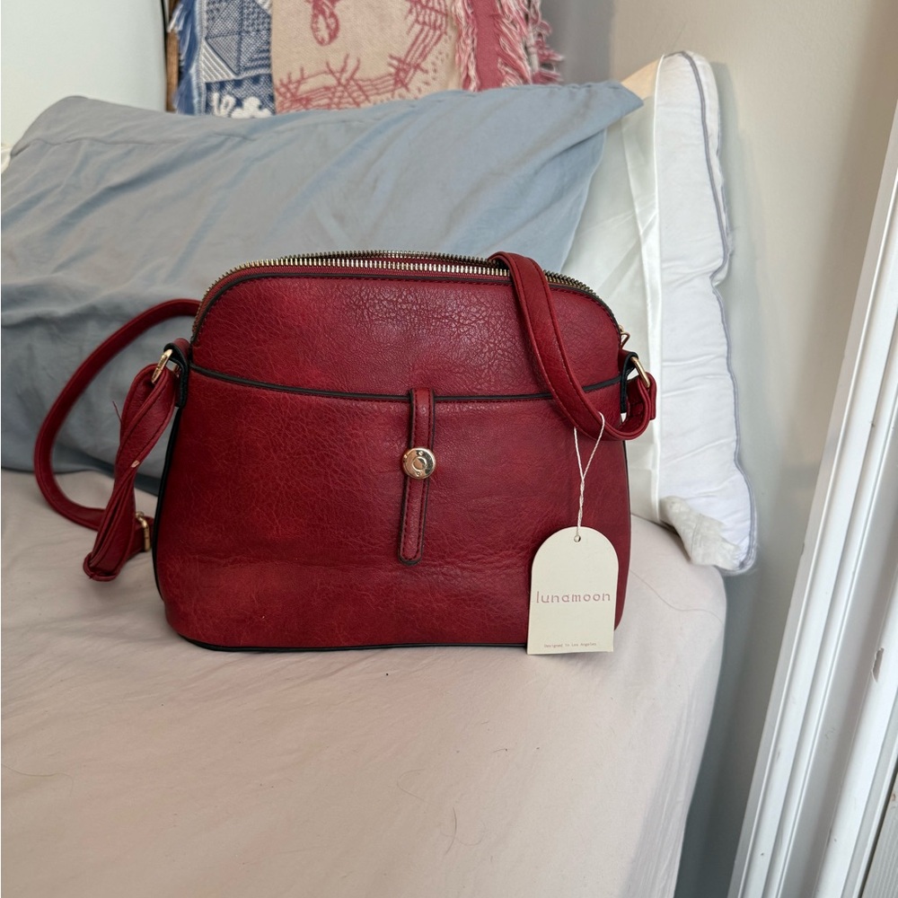 5/$25 Red Crossbody Bag